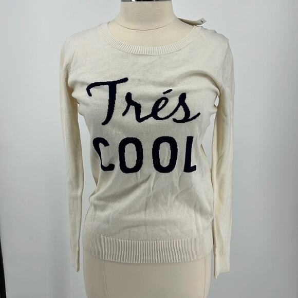 Gap Tres Cool Ivory Sweater Women's Tres Cool Small - Picture 1 of 4